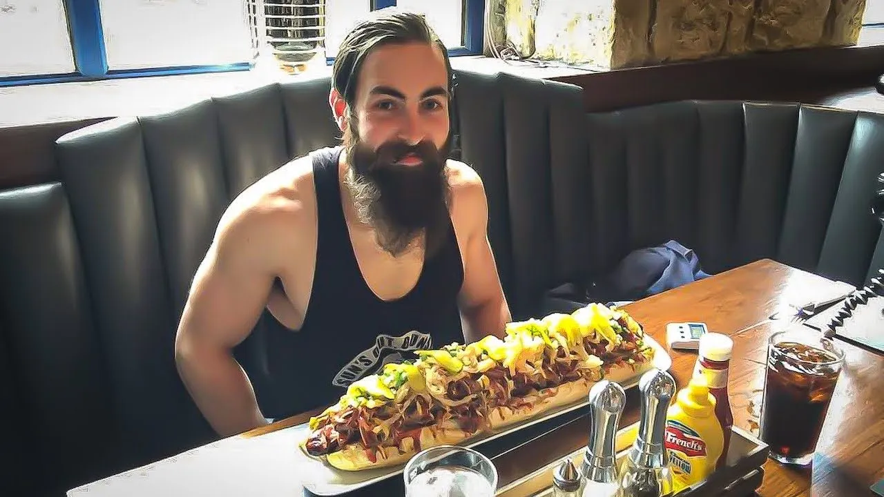 Thumbnail for the Widowmaker Hot Dog Challenge at The Ox & Bone video