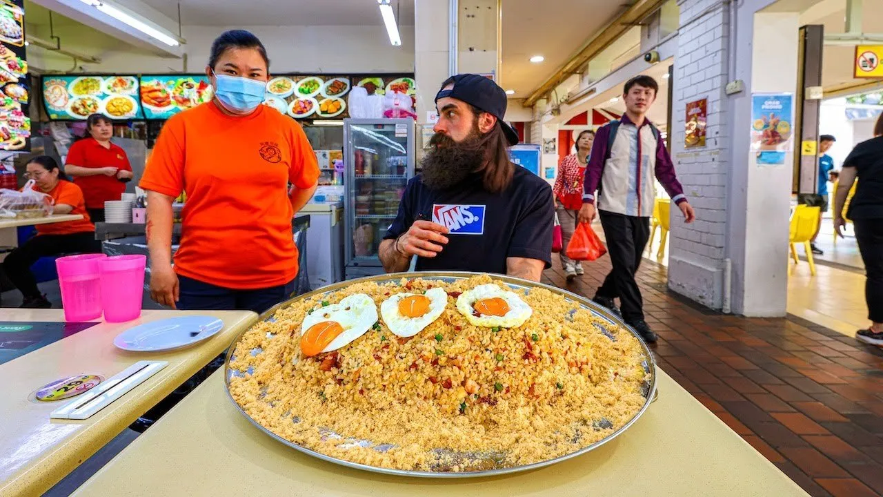 Thumbnail for the Fried Rice Challenge at Ah Ma Taste video