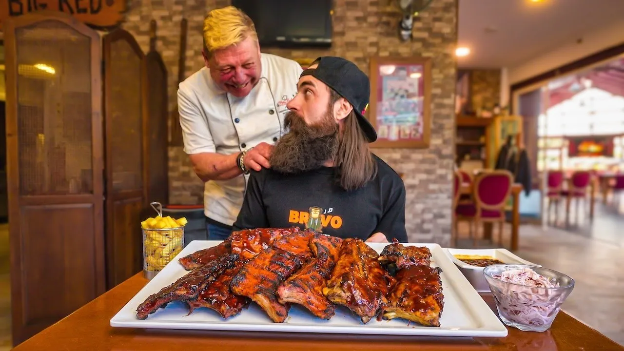 Thumbnail for the King of Ribs Challenge at Big Red's video