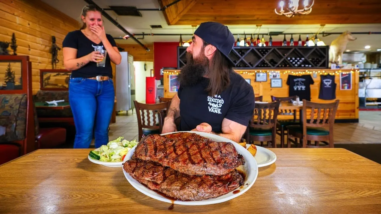 Thumbnail for the 72oz Steak Challenge at Cowboy's Bar & Grill video