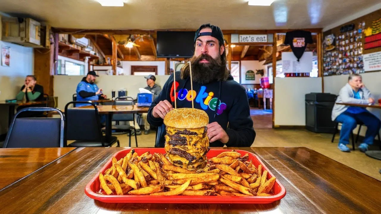 Thumbnail for the Meathead Challenge at Ashton's Burger Barn video