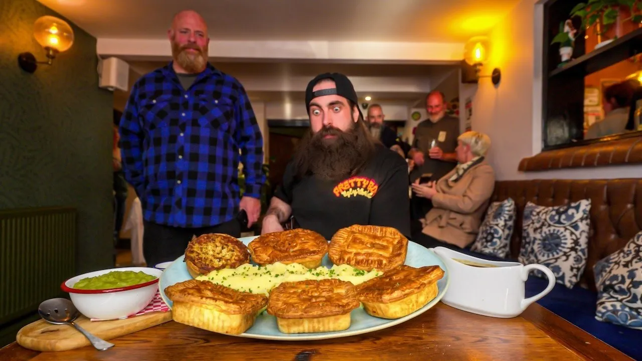 Thumbnail for the Proper Pie Challenge at The Plough Inn video