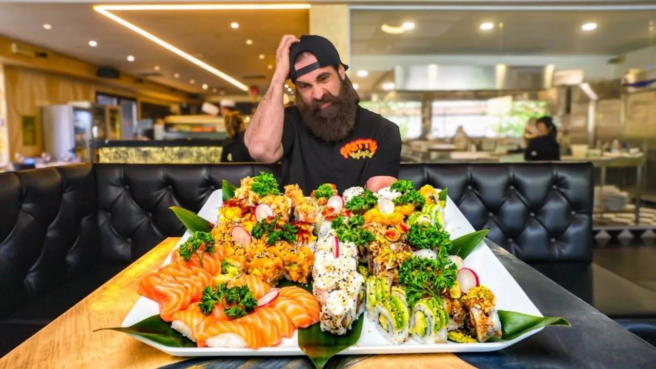 Thumbnail for the 100-Piece Sushi Challenge at Giappugliese video