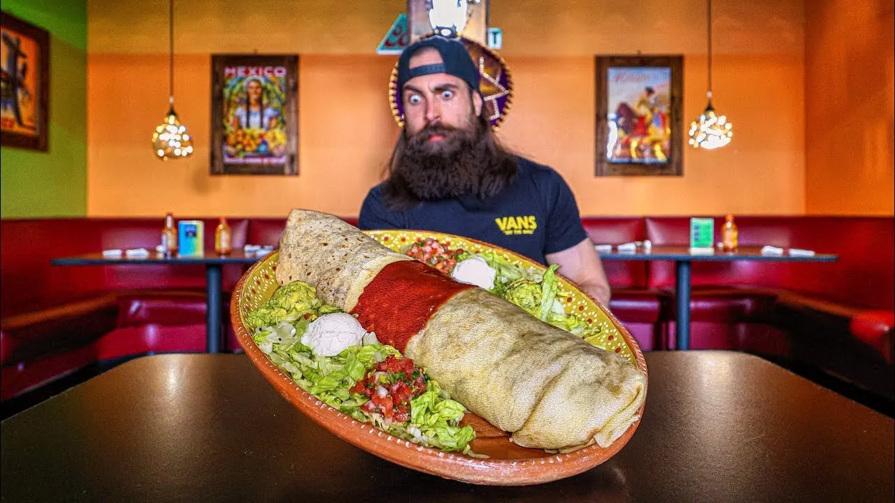 Thumbnail for the Monster Burrito Challenge at Eduardo's Lokos Tacos video