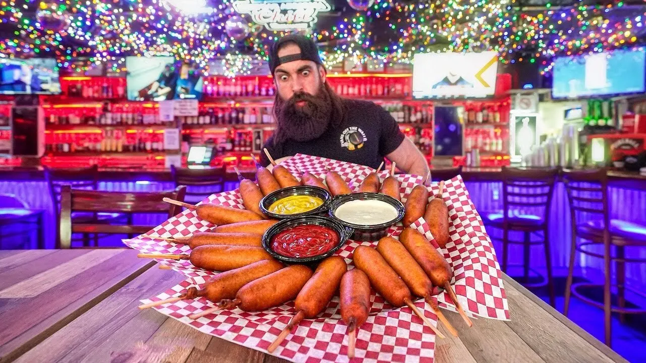 Thumbnail for the 20 Corndog Challenge at Giligin's video