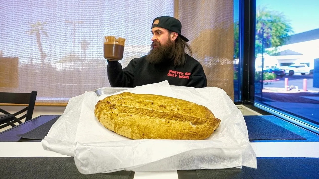 Thumbnail for the Giant Cornish Pasty Challenge at Sonson's Pasty Co. video