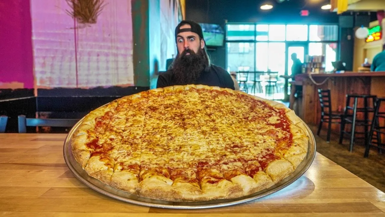 Thumbnail for the 28" Pizza Challenge at Benny's Pizzeria video