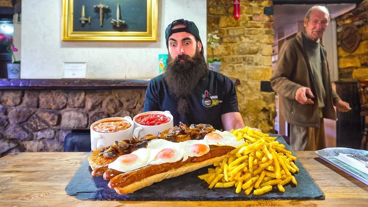 Thumbnail for the Breakfast Sandwich Challenge at The Blue Cow Inn video
