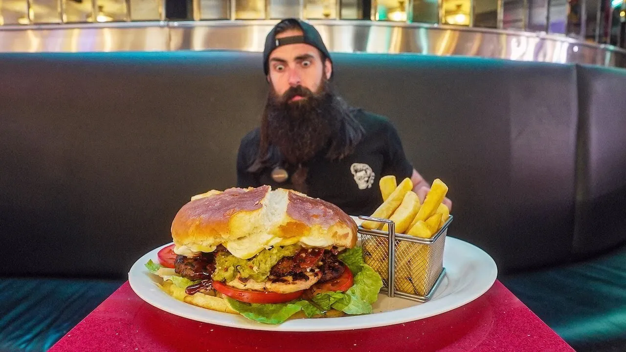 Thumbnail for the Ultimate Burger Challenge at The City Cafe video