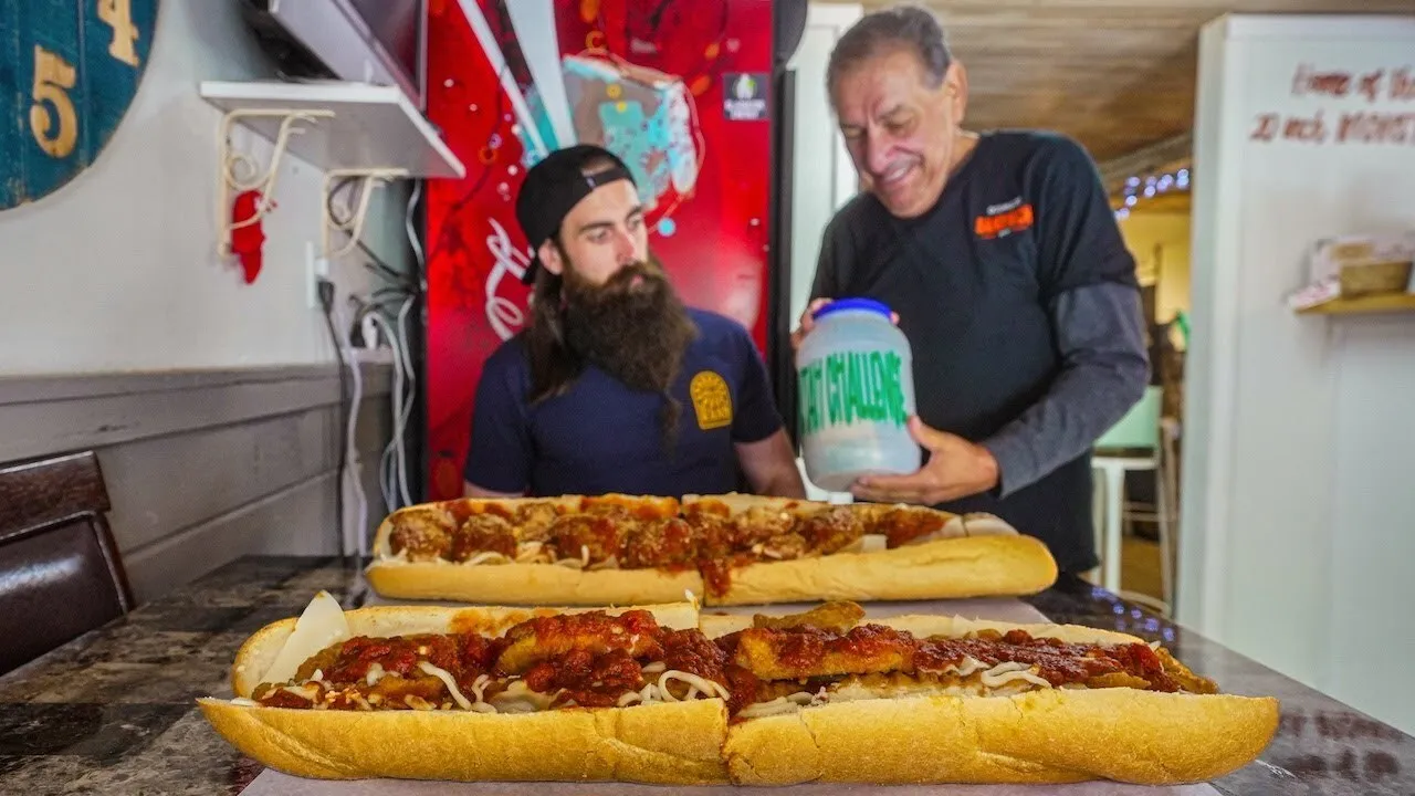 Thumbnail for the Monstah Sandwich Challenge at Oceanside Sandwich Shop video