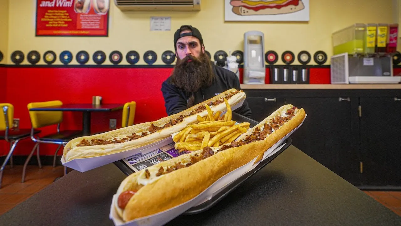 Thumbnail for the Double Dog Challenge at Doogie's video