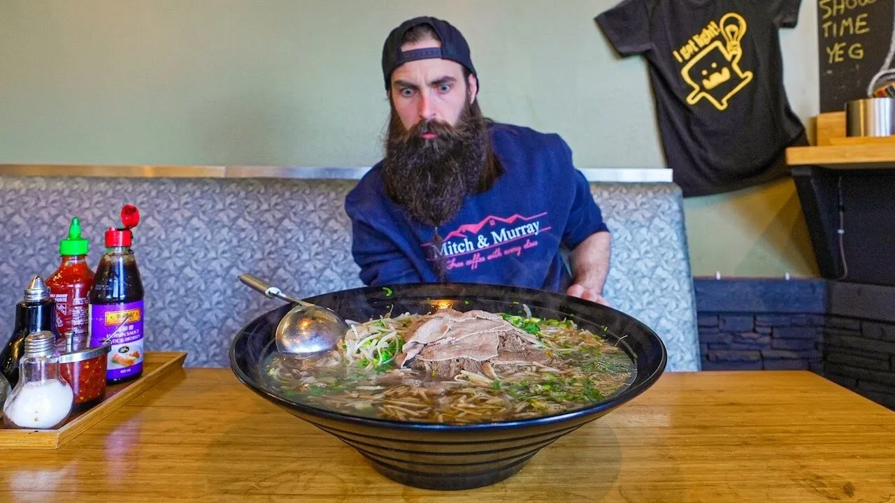 Thumbnail for the What The Pho Challenge at Miss Saigon Vietnamese Noodle House video