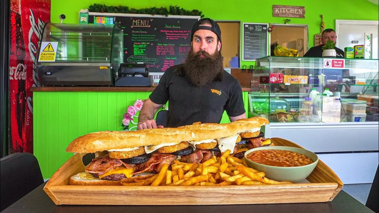Thumbnail for the Breakfast Baguette Challenge at The Garden Cafe video