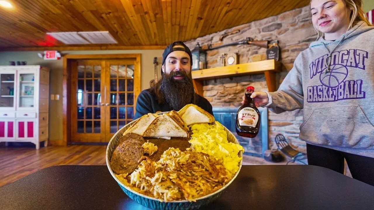Thumbnail for the Mike's Breakfast Challenge at The Eatin' Table video