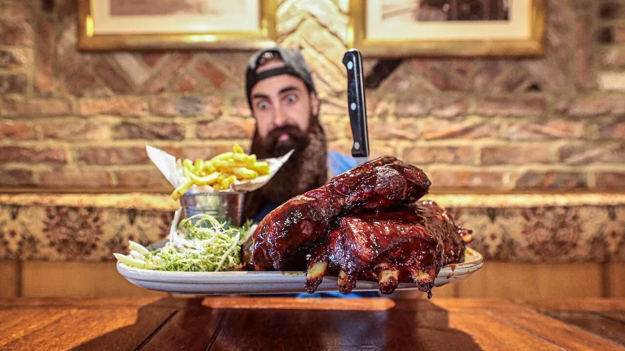 Thumbnail for the 5lb Ribs Challenge at The Ship Inn video