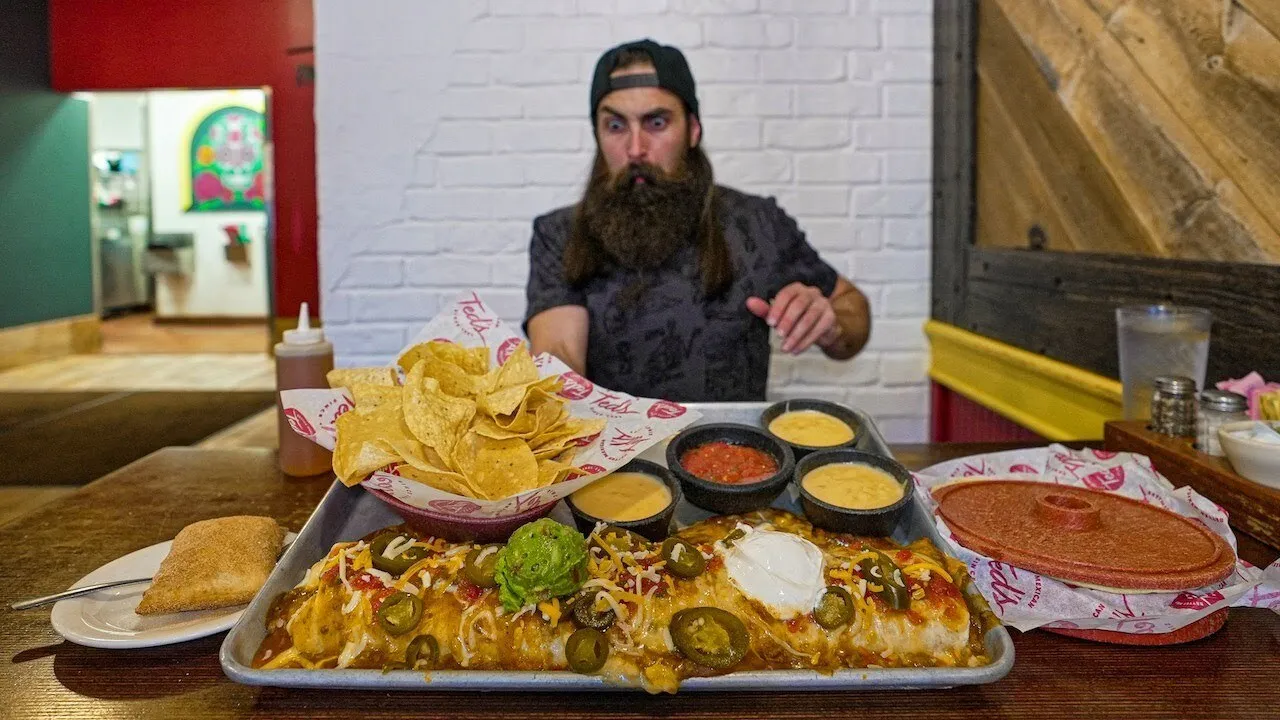 Thumbnail for the Grande Jefe Challenge at Ted's Mexican Restaurant video