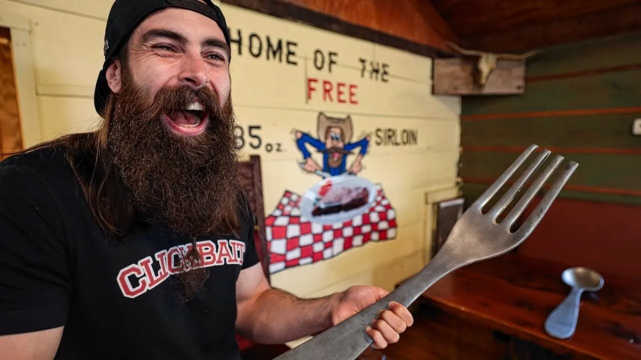 Thumbnail for the 85oz Steak Challenge at Relay Station Restaurant video