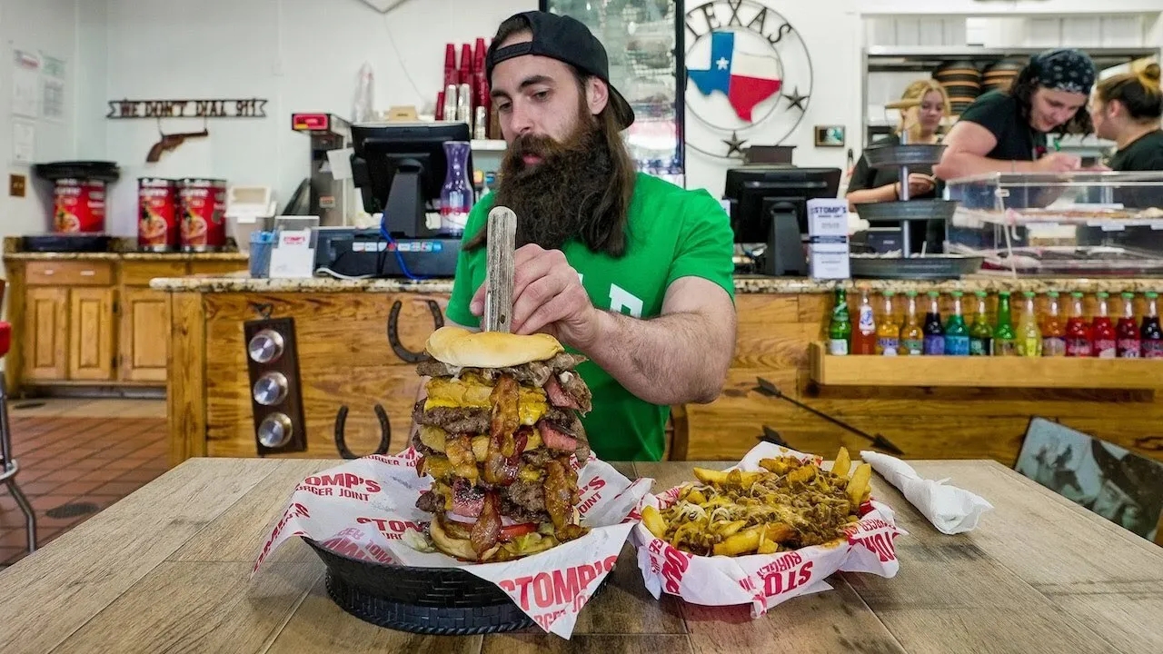 Thumbnail for the Stomperado Challenge at Stomp's Burger Joint video