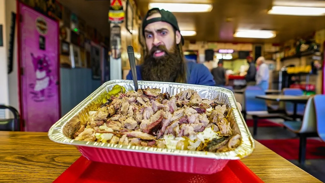Thumbnail for the Hawg Dawg Challenge at 13th Street BBQ video