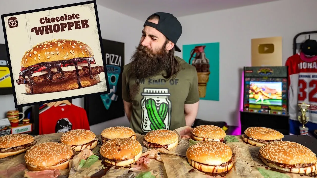 Thumbnail for the Chocolate Whopper Challenge at Beard HQ video