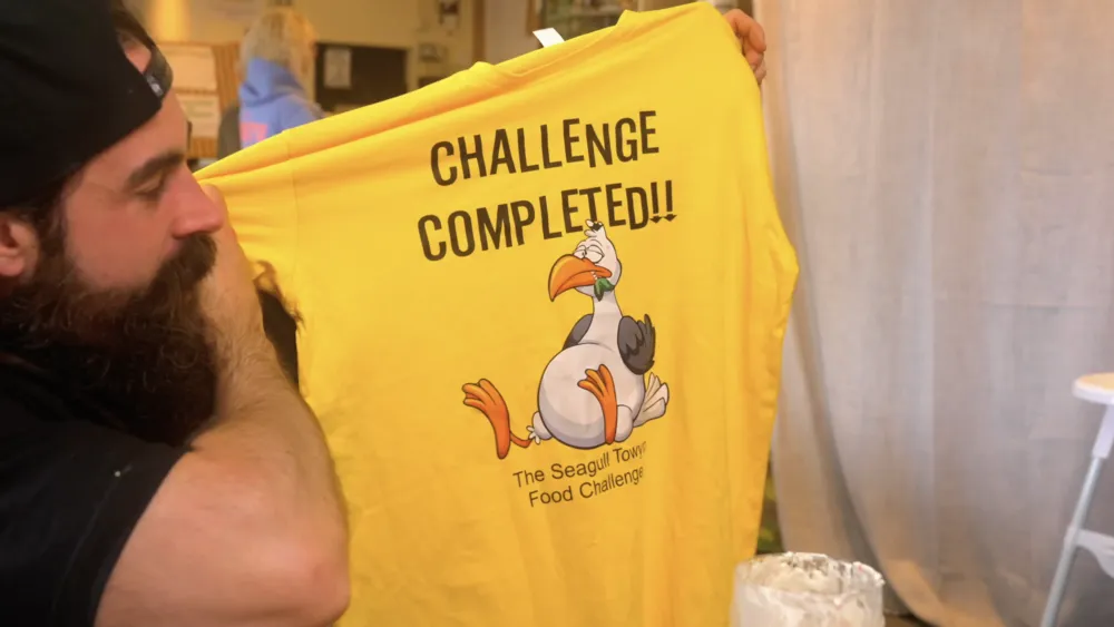 Hot Dog Challenge at The Seagull Cafe