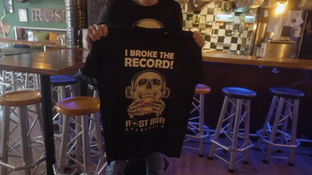 Heaviest Burger Challenge at Rost