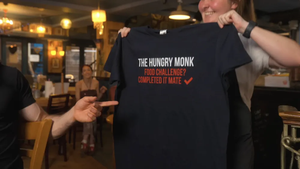 Hungriest Monk Challenge at The Hungry Monk