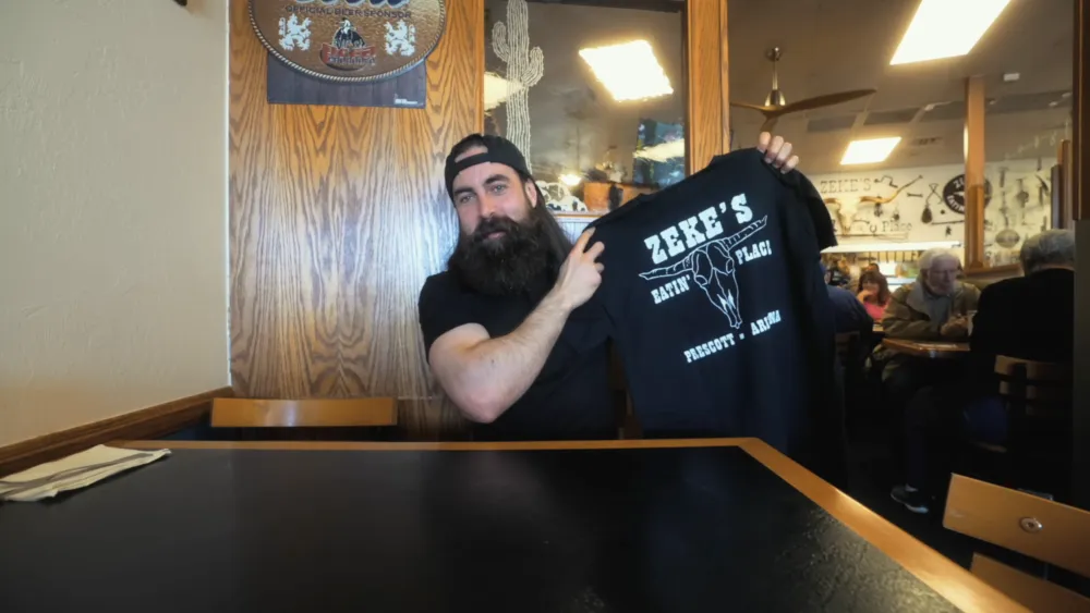 Wagon Wheel Pancake Challenge at Zeke's Eatin' Place