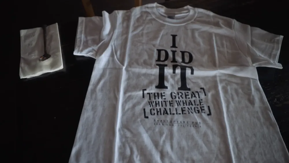 The Great White Whale Challenge at The Shakespeare Pub & Grille