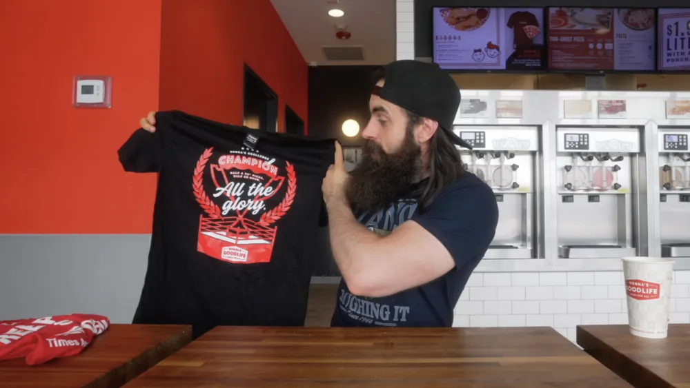 "World's Largest Slices" Challenge at Nonna's Good Life Pizza