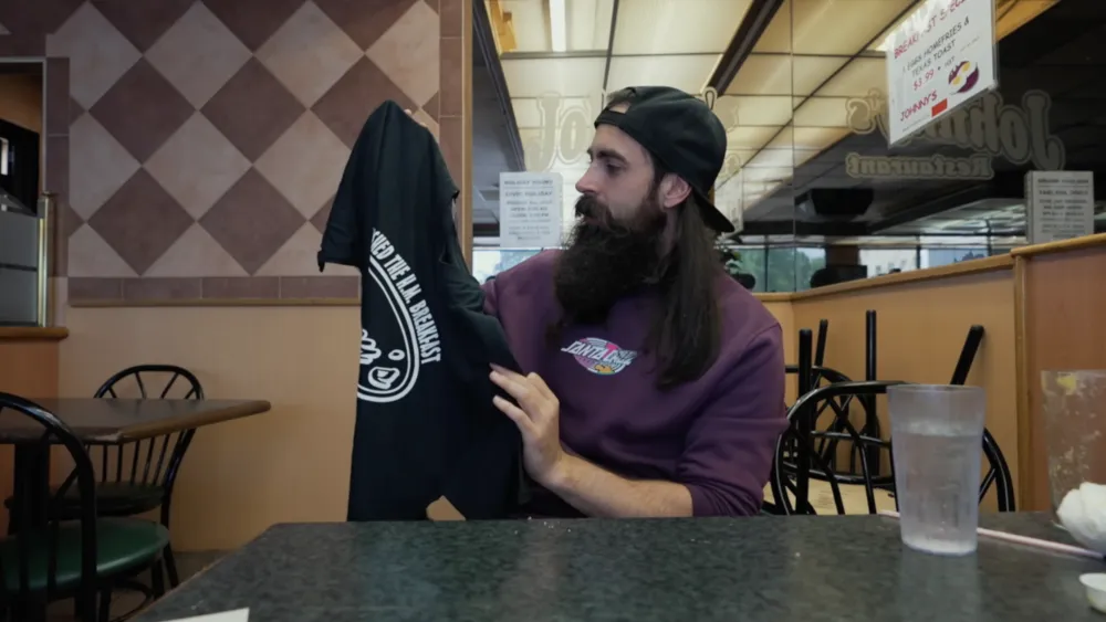 Hungry Man Breakfast Challenge at Johnny's Favourite Eatery