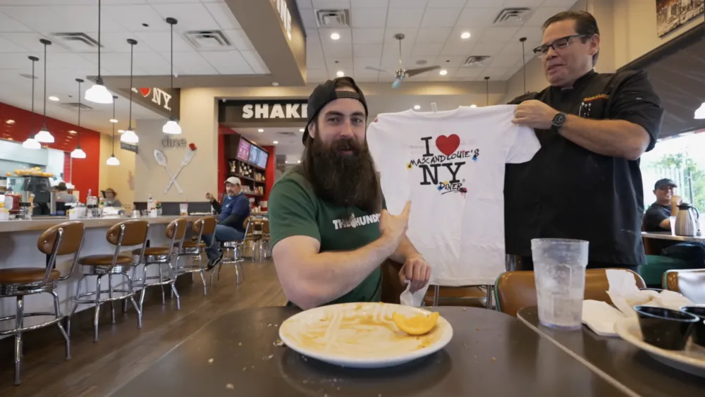 Robert Stack Challenge at Max & Louie's New York Diner